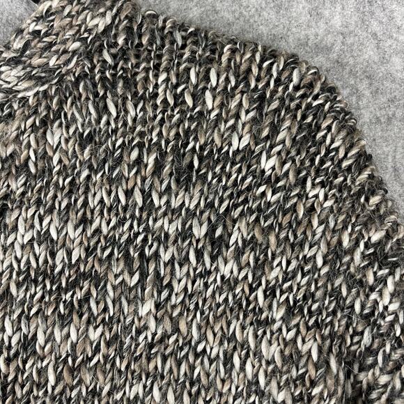 J Jill Pure Jill Long Cardigan Sweater Womens Large Gray Chunky Knit Wool Alpaca - Picture 14 of 15